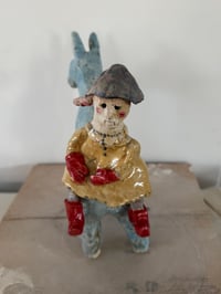 Image 9 of Clay: going to town on my llama