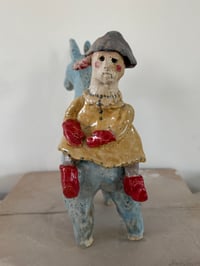 Image 10 of Clay: going to town on my llama