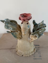 Image 5 of Clay: Goose cake topper/candle holder