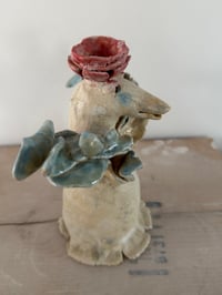 Image 6 of Clay: Goose cake topper/candle holder