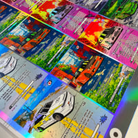 Image 2 of 💎 UNCUT - Planche de cartes Ultra Rares Nissan signée (50x32cm)