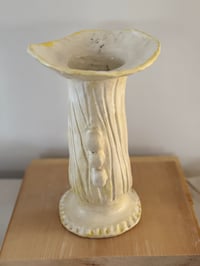 Image 5 of Clay: large cream vase 11"