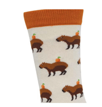 Image 2 of Capybara Bamboo Crew Socks