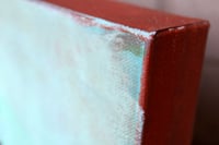 Image 3 of Red Carnations In Matisse Style Vase Original Painting on Canvas