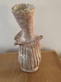 Image 2 of Clay; Large vase 10"