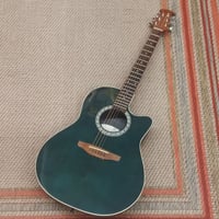 Image 2 of Vintage Early 80s Ovation Balladeer Acoustic / Electric Guitar