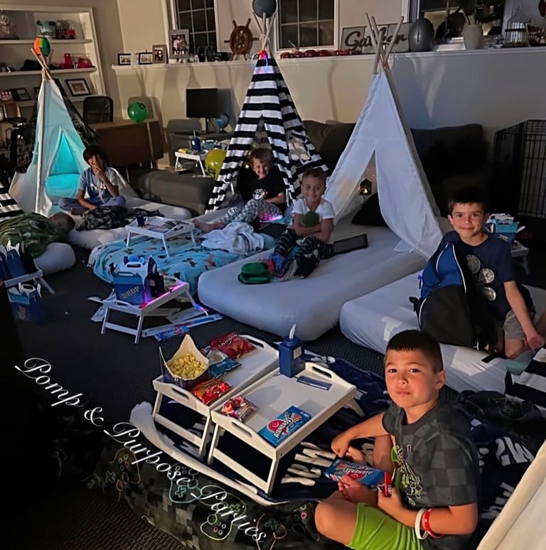 Sleepover TeePee Tents