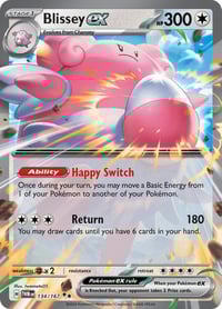 Blissey ex - 134/167 - SV06: Twilight Masquerade - Near Mint