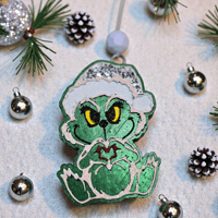 Image 4 of Winter Freshies|Christmas Scented Freshener|Accessories|Baby Grinch Freshie|Car|Gift|Custom