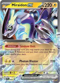Miraidon ex - 028 - SV: Scarlet & Violet Promo Cards - Near Mint