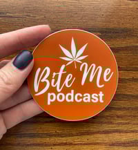 Image 1 of Bite Me Podcast Logo Sticker