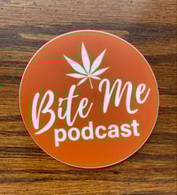 Image 2 of Bite Me Podcast Logo Sticker
