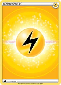 Lightning Energy (Texture Full Art) - Crown Zenith - Near Mint