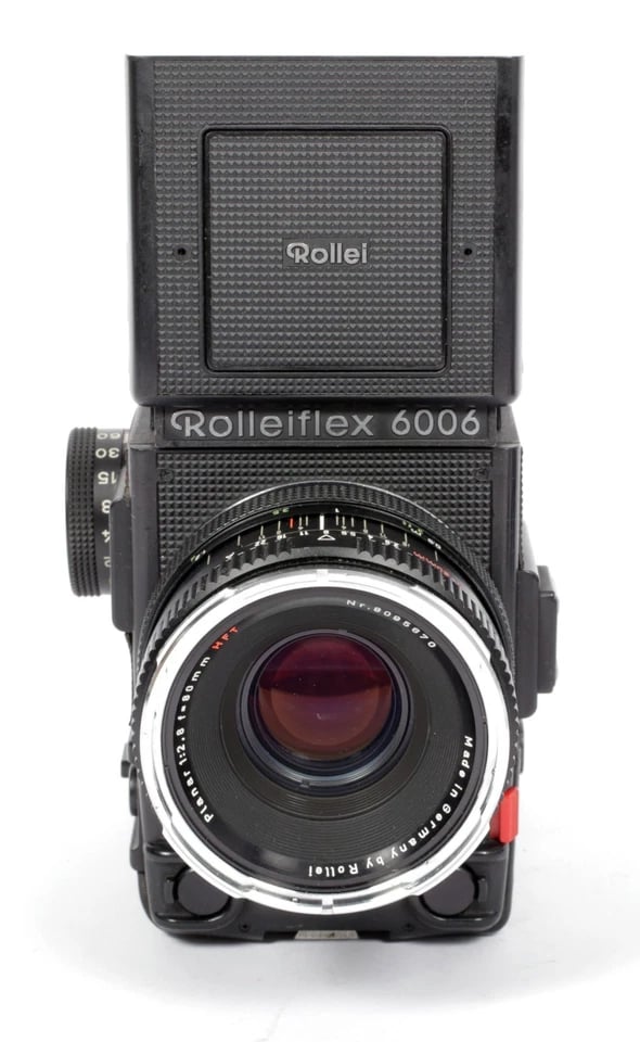 Rolleiflex 6006 6X6 SLR medium format camera w/ HFT 80mm +150mm