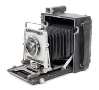 Image 3 of Graflex Crown Graphic 4X5 Camera w/ 135mm F4.7 lens + film + holders 1844