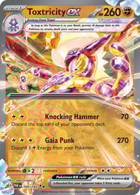 Toxtricity ex - SV04: Paradox Rift - Near Mint