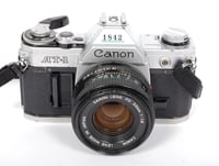 Image 2 of Canon AT-1 35mm SLR Film Camera with 50mm F1.8 lens 6 MONTH WARRANTY 1842