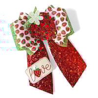 Image 1 of TAIL Bow Die Add On 1158 Cheer