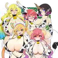 Dragon Dairy Farm Bundle Vinyl Decal Set