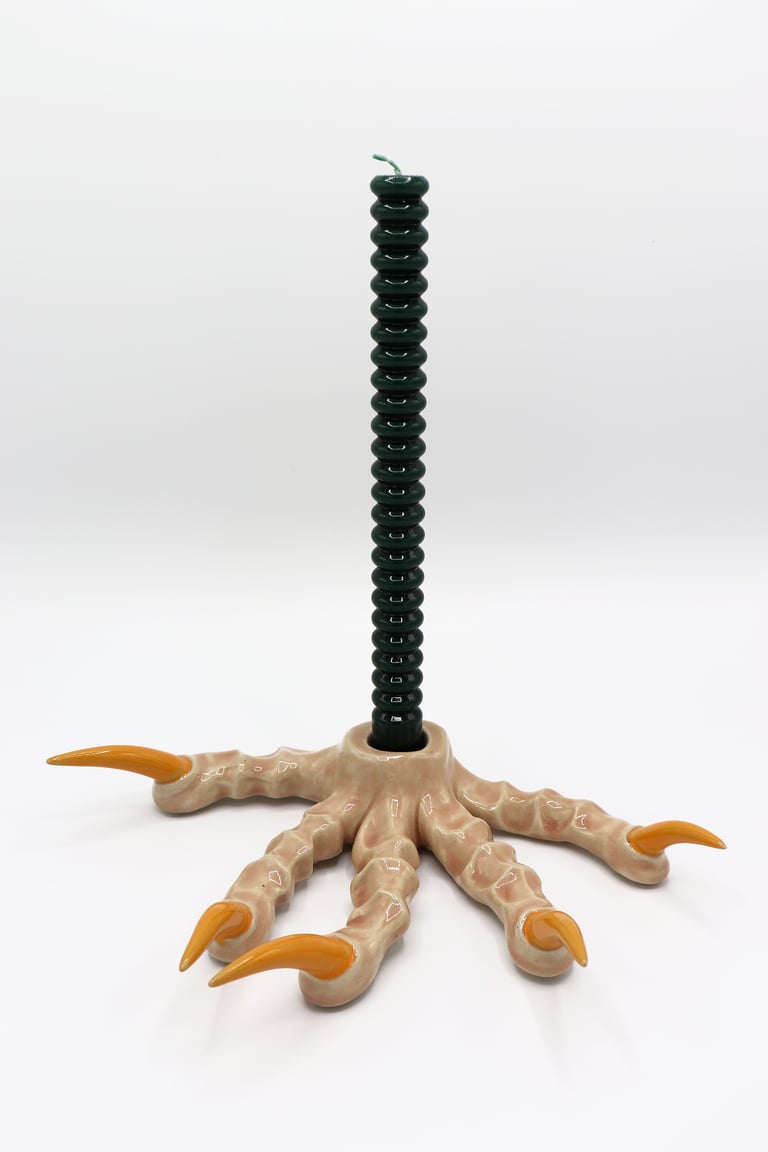 Candlestick Paw —  Pale Orange