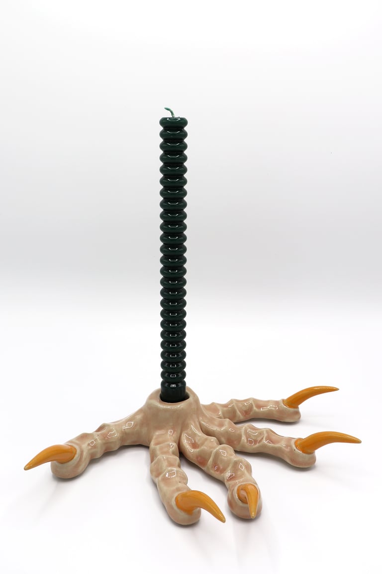 Candlestick Paw —  Pale Orange Image 2