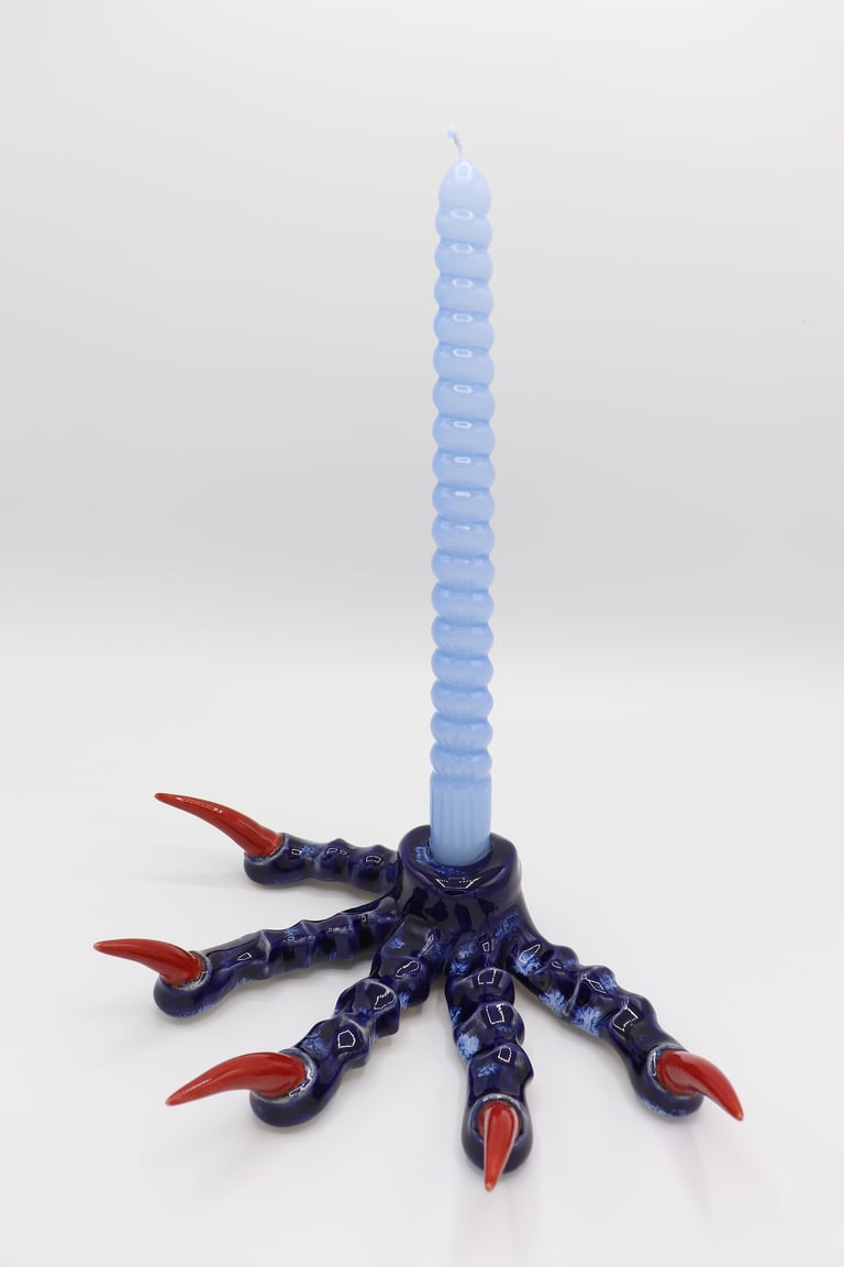 Candlestick Paw — Cobalt Blue Image 2