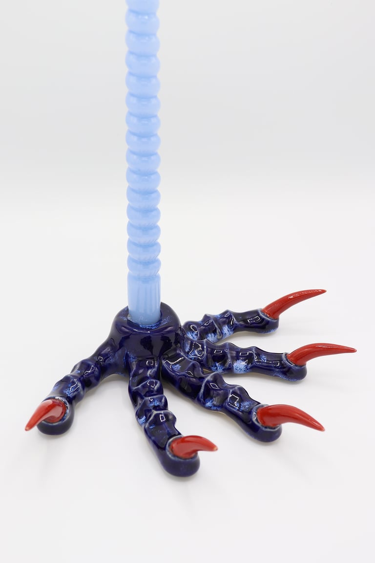Candlestick Paw — Cobalt Blue Image 3