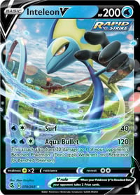 Inteleon V - SWSH08: Fusion Strike - Near Mint