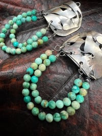 Image 1 of Boho Turquoise Earrings