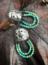 Image 3 of Boho Turquoise Earrings