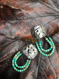 Image 5 of Boho Turquoise Earrings