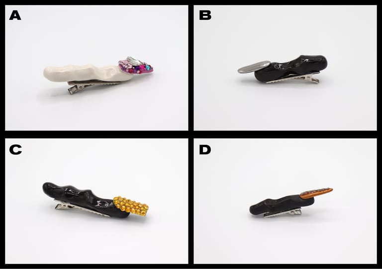 Porcelain Finger Hair Clip X Chloé Momi Image 2