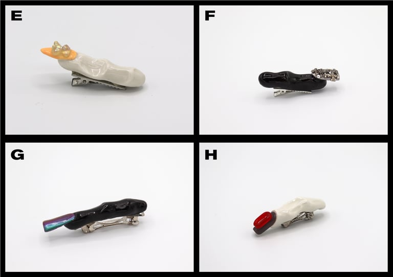 Porcelain Finger Hair Clip X Chloé Momi Image 3