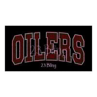 Image 3 of OILERS 2 Color Spangle Transfers