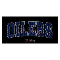 Image 8 of OILERS 2 Color Spangle Transfers