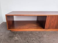 Image 5 of Mid-Century Walnut Coffee Table with Cabinet