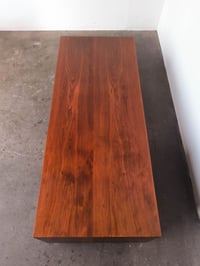 Image 10 of Mid-Century Walnut Coffee Table with Cabinet