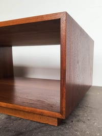 Image 9 of Mid-Century Walnut Coffee Table with Cabinet
