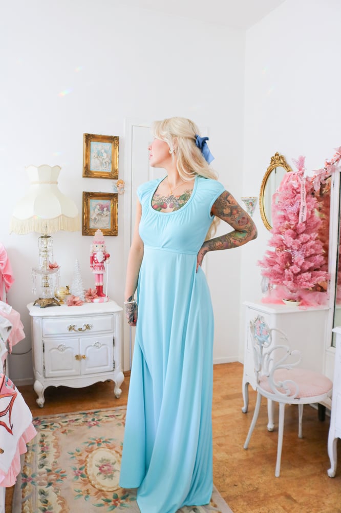 Image of Vintage 1970s House of Bianchi "Wendy Darling" Dress (Small)