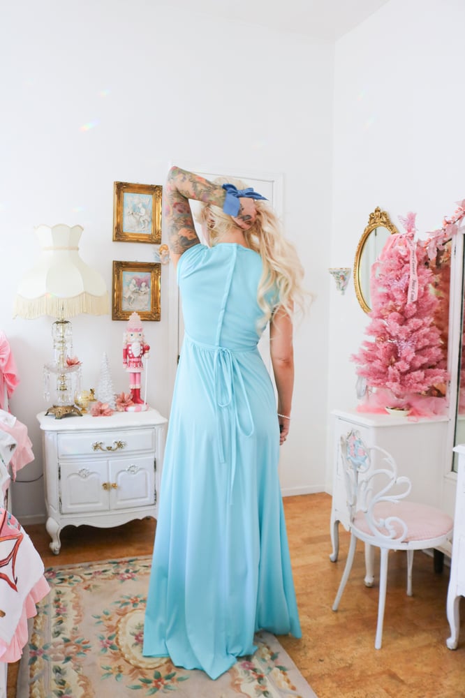 Image of Vintage 1970s House of Bianchi "Wendy Darling" Dress (Small)