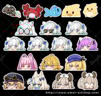 Image 1 of [CLEARANCE] Misc Vtuber Stickers