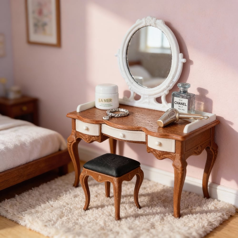 Image of Miniature 1:12 Dressing Table