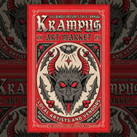 Krampus Art Market Poster 2025