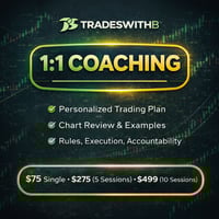 TradesWithB 1:1 Coaching $75 1 session