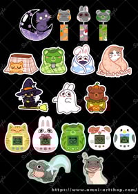 Image 1 of Nekomame misc stickers