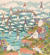 “Mermaid Clouds” Original  