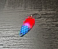 Image 2 of Neon Orange Red/Pink/Blue (Yellow Back)