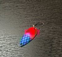 Image 1 of Neon Orange Red/Pink/Blue (Yellow Back)