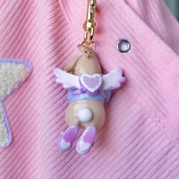 Image 3 of "Beverly Bunny" Hand Made Bag Charm