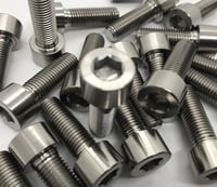 Image 3 of Engine M10 x 1.25 x 30mm (2) Titanium Bolts #611